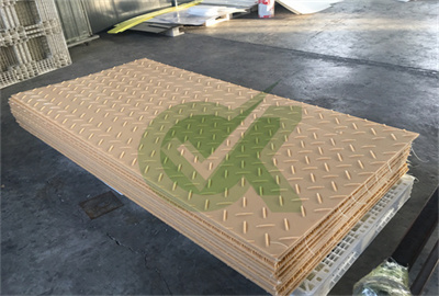 customized size plastic road plates 3×6 for Lawns protection